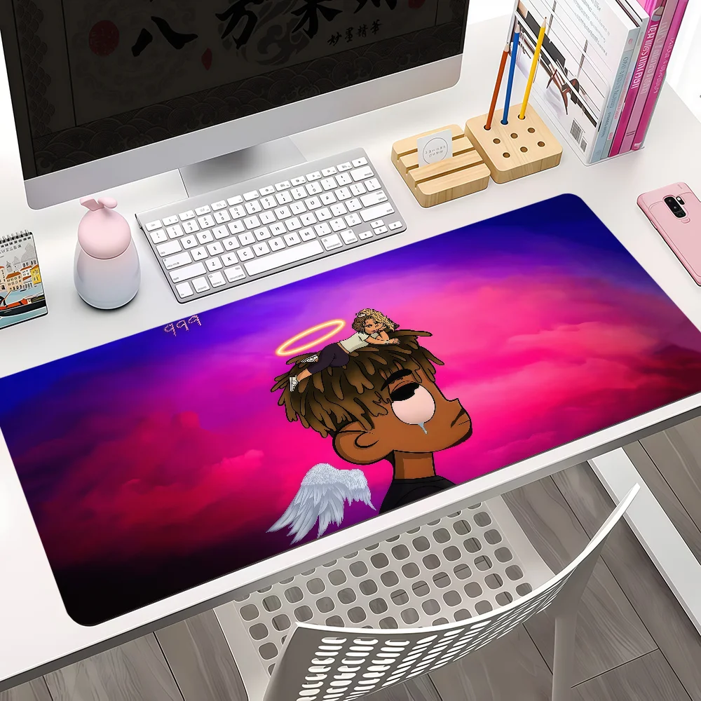 Rapper Cool J-Juice Wrld Mauspad, rutschfest, verdickt, großes Schreiben, Lockedge, Büro, Studenten, Gaming-Kissen, Mauspad