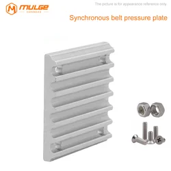 Aluminum Arc Clamp Tooth Plate HTD 2GT/3M/5M/8M for Open Synchronous Belt Fixed Clip Timing Belt Connection Teeth Plate