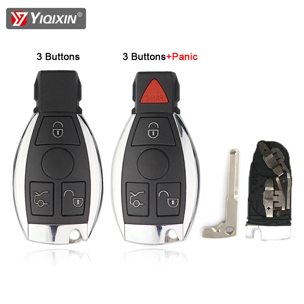 

Smart Remote Car Key Case Shell Cover For Mercedes Benz A C E S G R CL GL SL CLK SLK GLK ML GML CLS CLA Replace Double Dattery