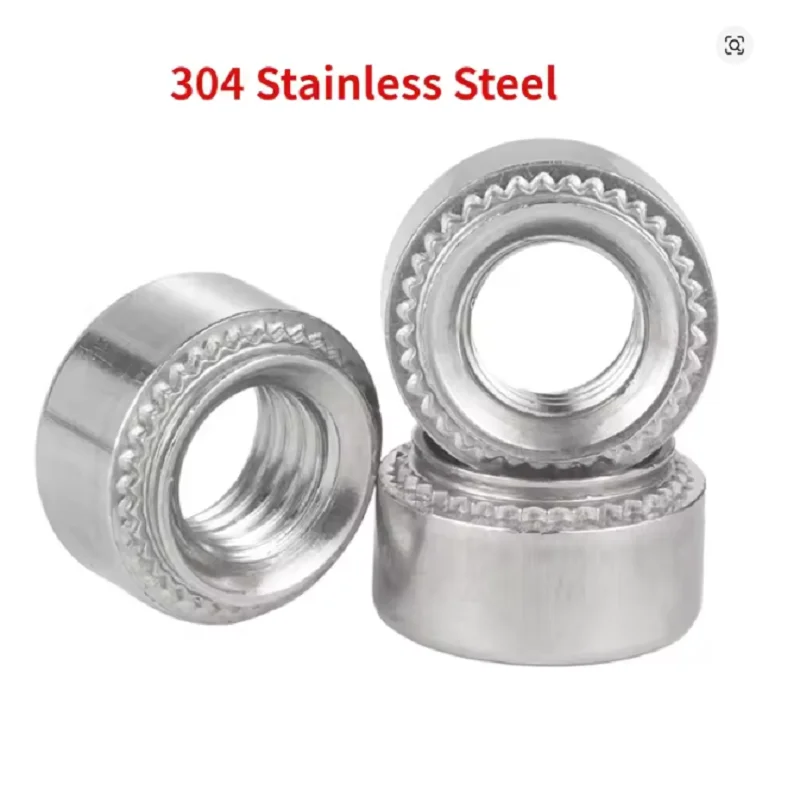 

Self Clinching Nut 304 Stainless Steel Swage Nut M6-02 6000pcs Plug Nut Machine Tool Fasteners