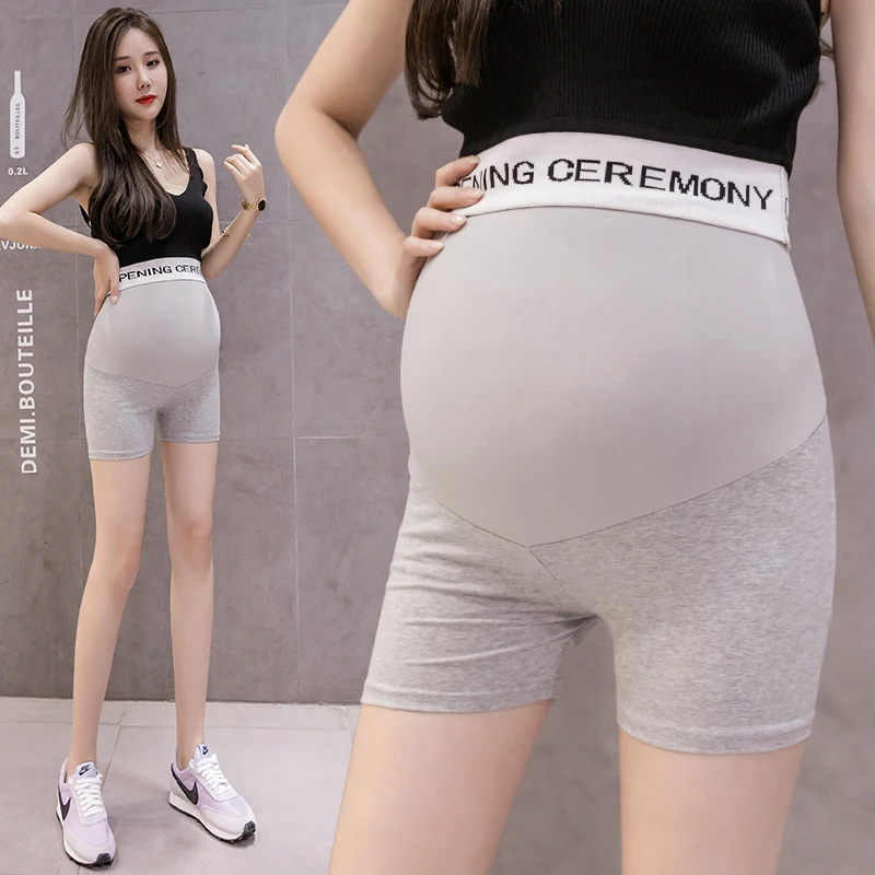 Breathable High Waist Tights Legging Summer Seamless Maternity Underpants Clothes for Pregnant Women Pregnancy Safety Shorts