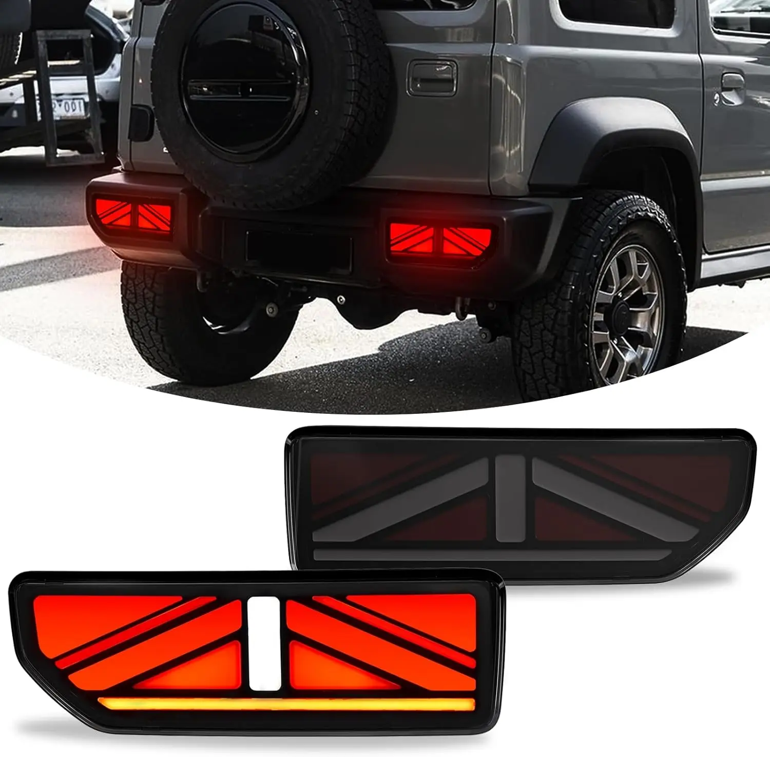 

LED Tail Light for Suzuki Jimny 2019-2023 with Sequential Turn Signal Rear Lamp