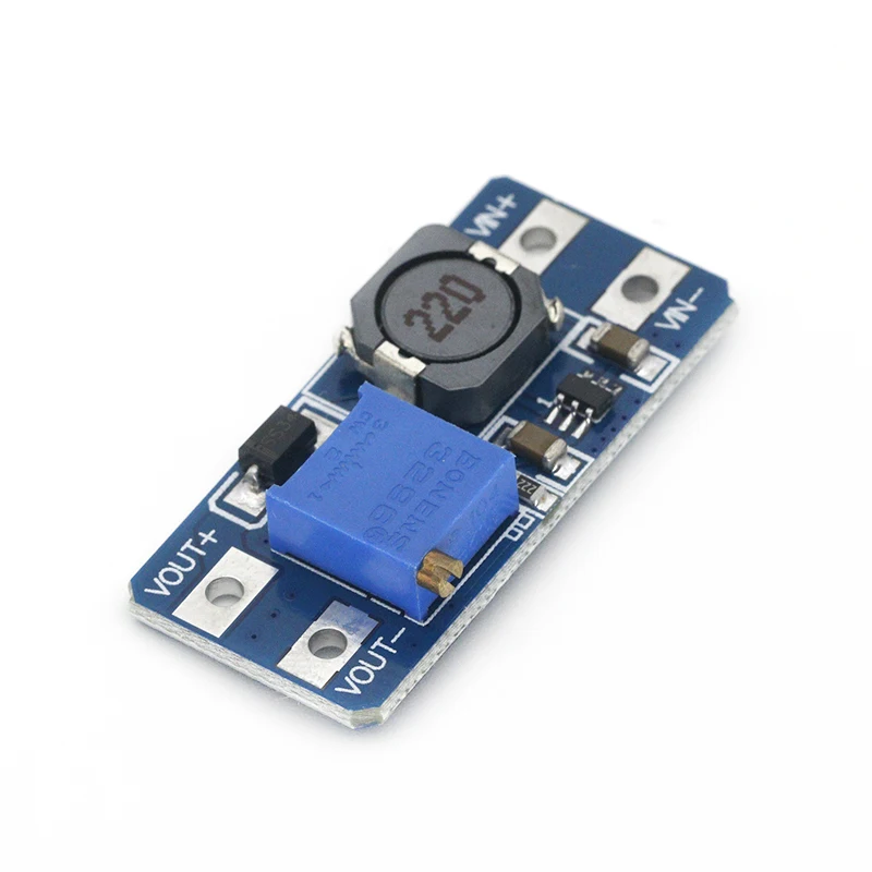 MT3608 DC-DC Konverter Step Up Modul Suplai Daya Peningkat Papan Step-Up Output Maksimal 28V 2A UNTUK Arduino
