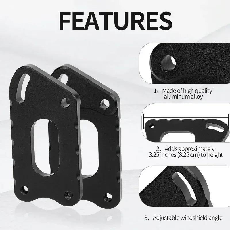 Motorcycle Adjuster Windshield Windscreen Riser Regulator holder for Kawasaki KLR 650 KLR650 2022 2023 4