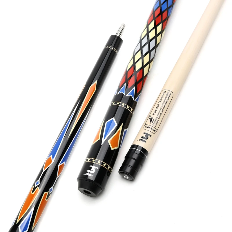 2022 NEW Preoaidr 3142 Billiard Pool Cue 13mm Maple Shaft Mixed Colors Handle Pool Cues Case Set with Extension