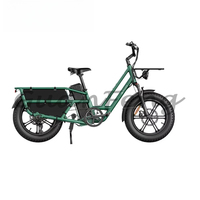 For Fiido T2 Long Tail Cargo Ebike With 250W Motor 48V 20AH Battery Hydraulic Disc Brakes Electric Bike