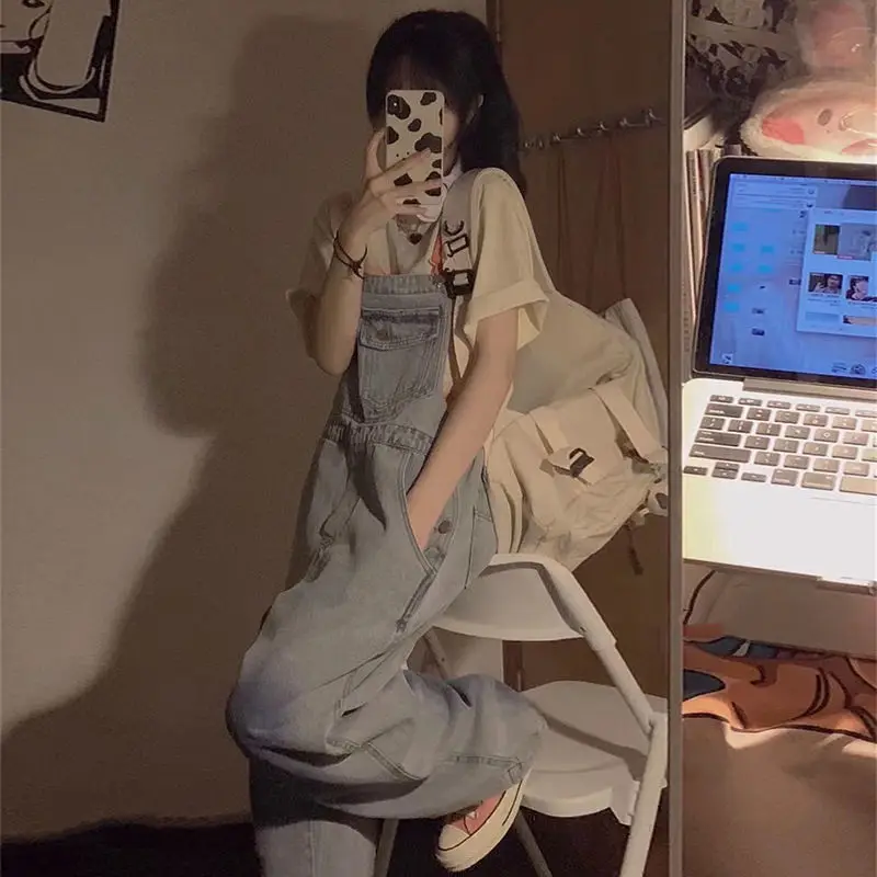 Elegant Jumpsuits Woman Thick Bowknot Boho Suspenders Altgoth Cyberpunk Purple Hanging Tailored Shape Combining Functionality