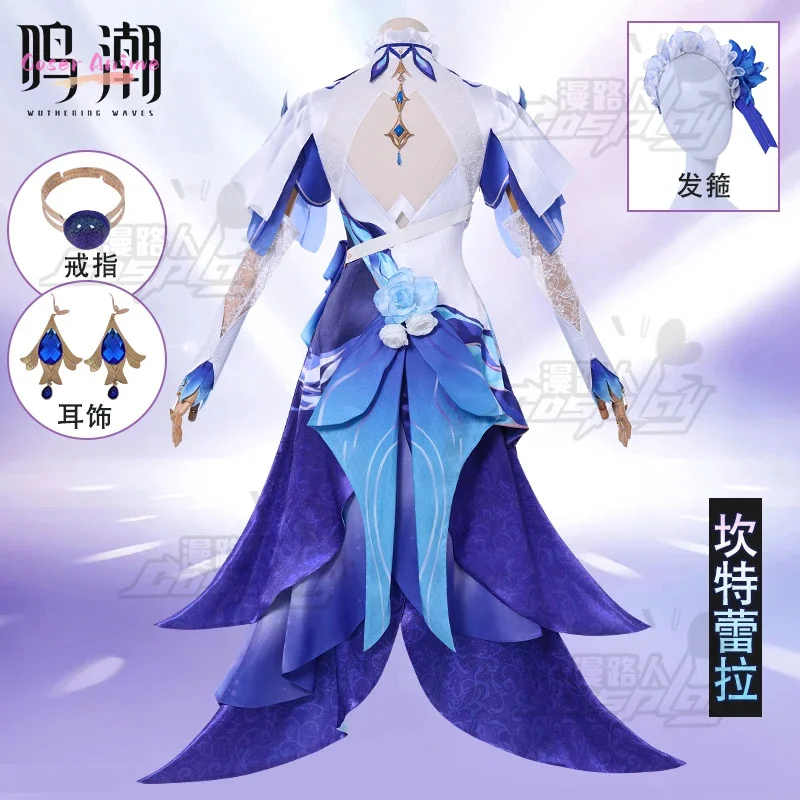 Игра Wuthering Waves Cantarella Косплей Костюм Униформа Хэллоуин Карнавал Вечеринка Рождественская игра Ролевая одежда Одежда