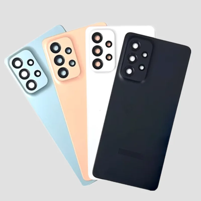 Rear Door Panel Housing with Camera Glass Lens for Samsung Galaxy A33 A53 5G Battery Case Back Cover A336 A536 image 2