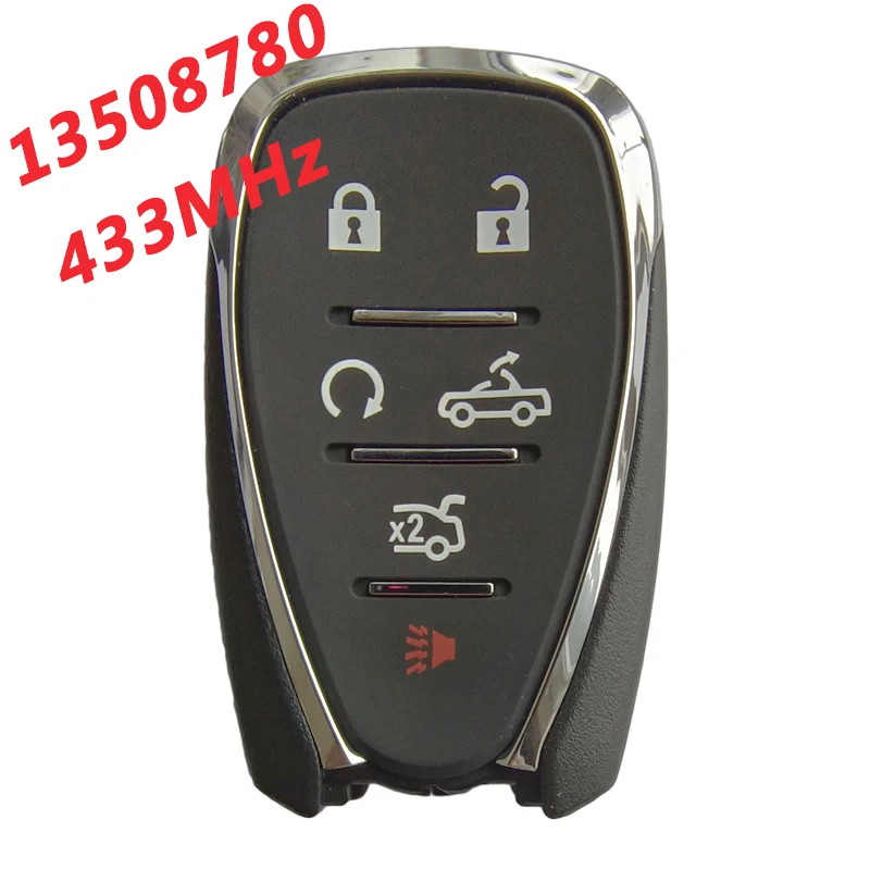 

AK014078 For Chevrolet Camaro Smart Remote Key 6 Button 433MHz ID46 Chip PN 13508780 FCC ID HYQ4EA 2014DJ1793