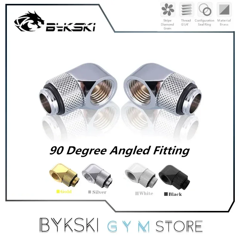 4pcs bykski 4d מתאם מסתובב, 360 g1/4 