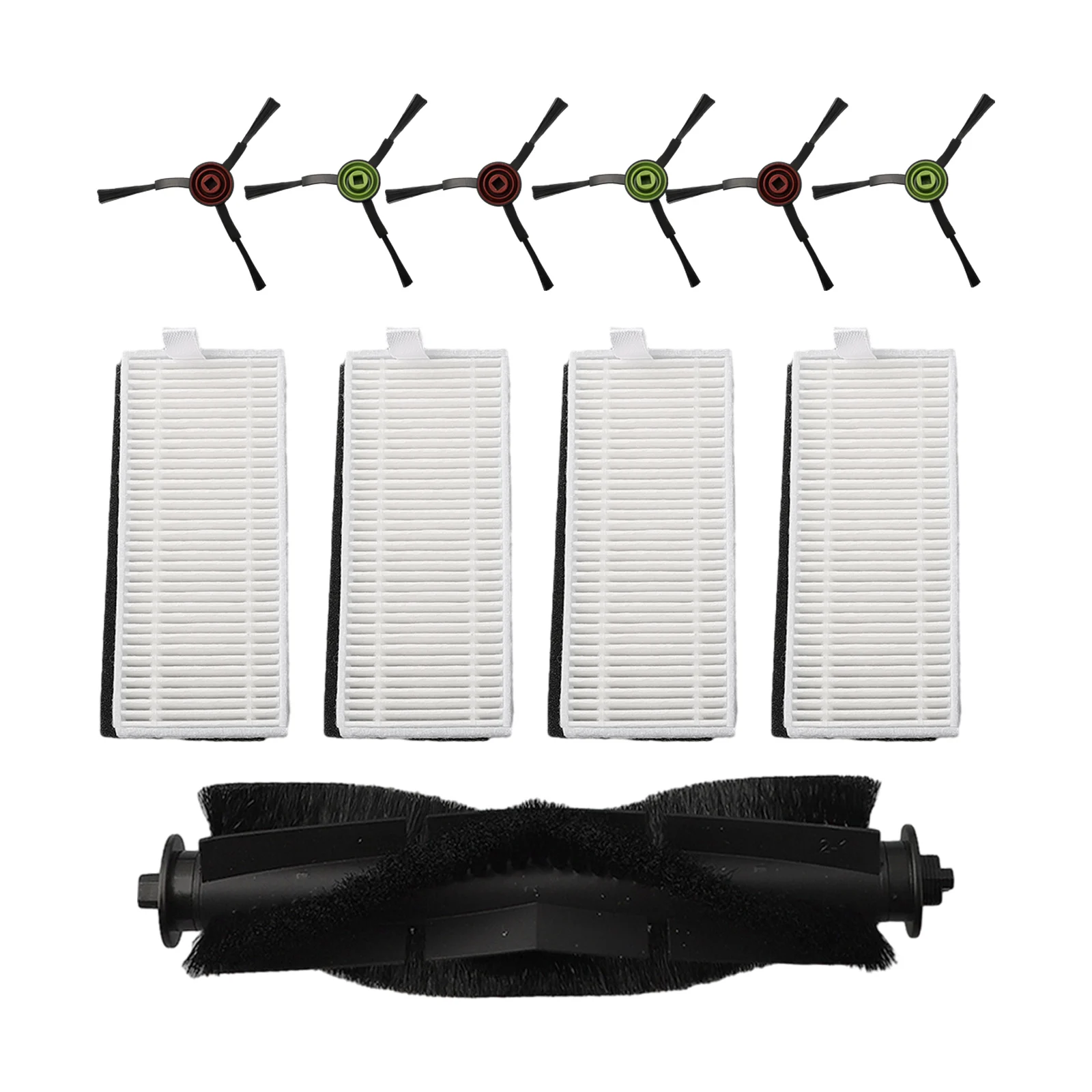 11PCS/Set Roller Brush&Filter Kit For Cecotec For Conga 7490 Eternal For 7490 Eternal Vacuum Cleaner Spare