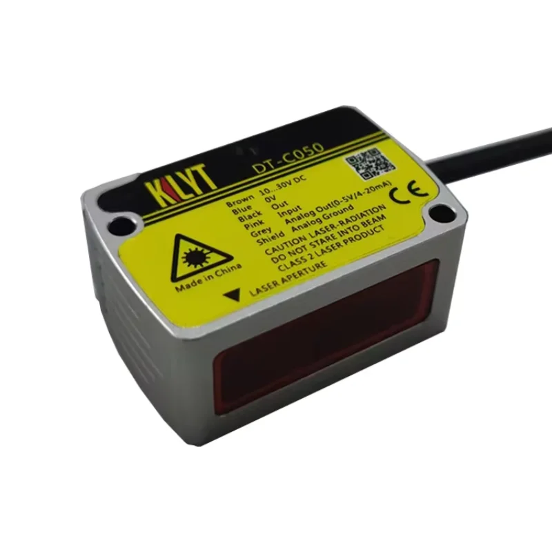 The high precision displacement ranging sensor measures the thickness and height of the sensor