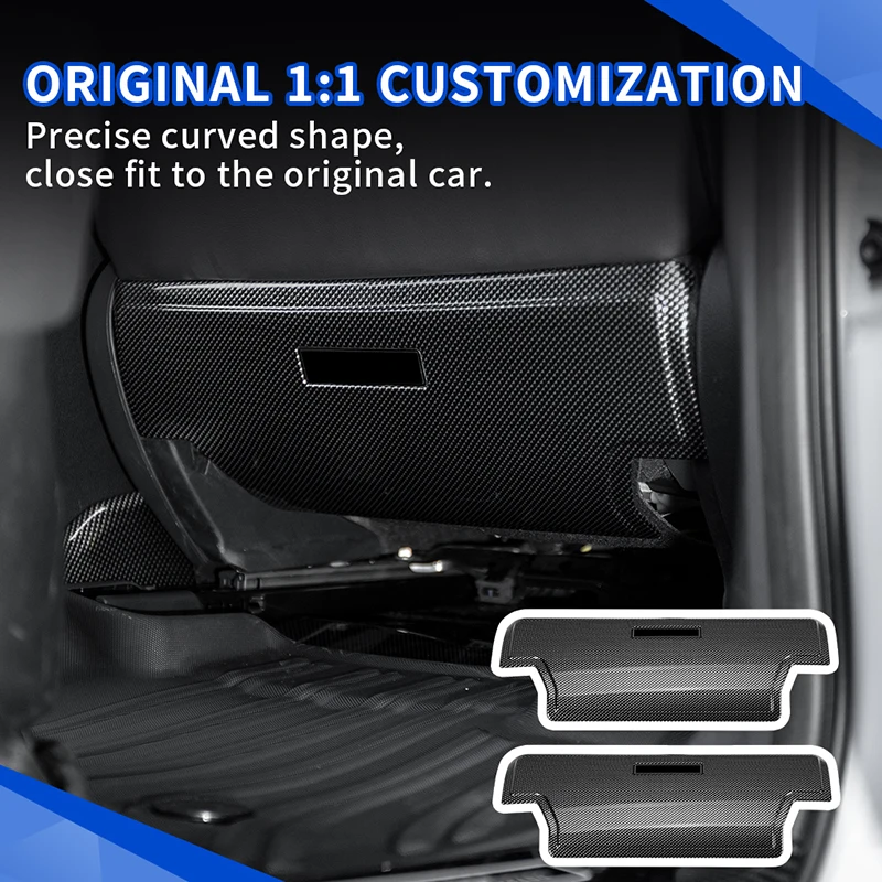 

Rear Seat An-kick Plate For Prado Lc250 2024 Stainless Steel Seat Protection Plate Velcro Installation Upgrade Car Accessories
