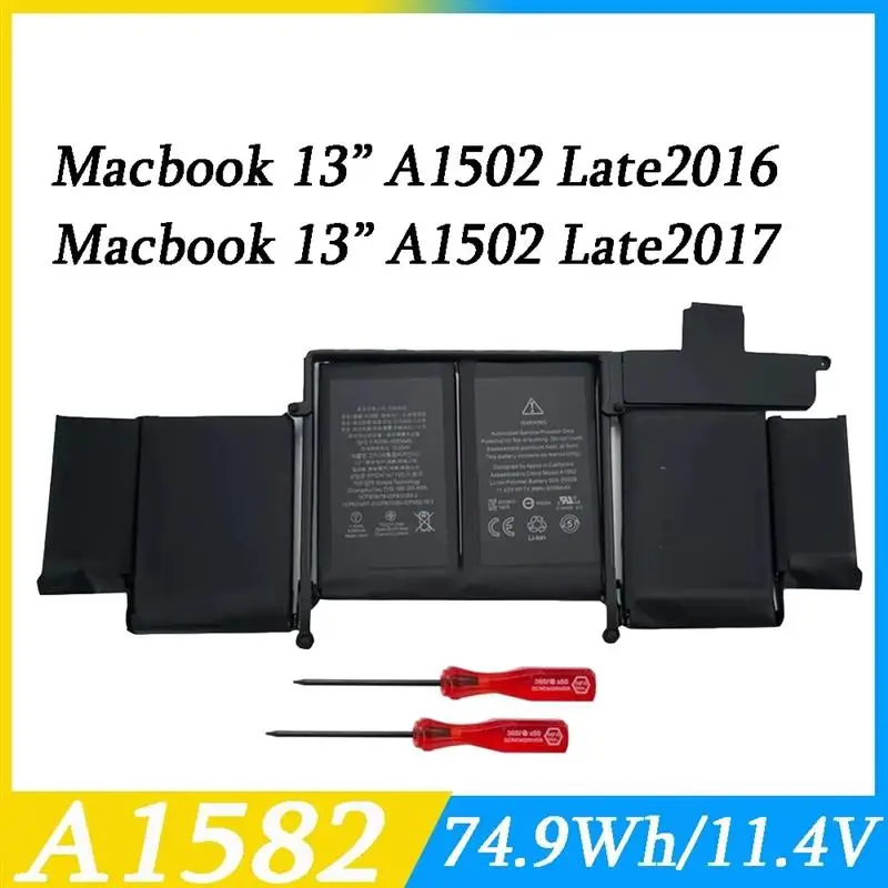 Top A1493 Battery Original For Apple MacBook A1502 Pro 13