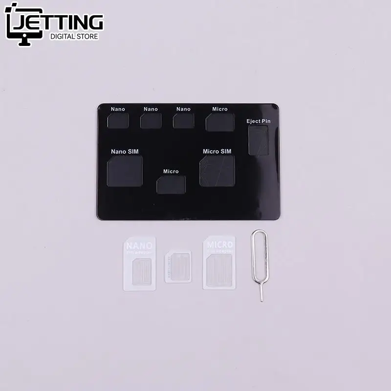 

Ultra Thin Memory Card Case Holder Wallet Storage Box Credit Card Size for SD Nano/Micro SIM Cards Organizer Container Eject Pin