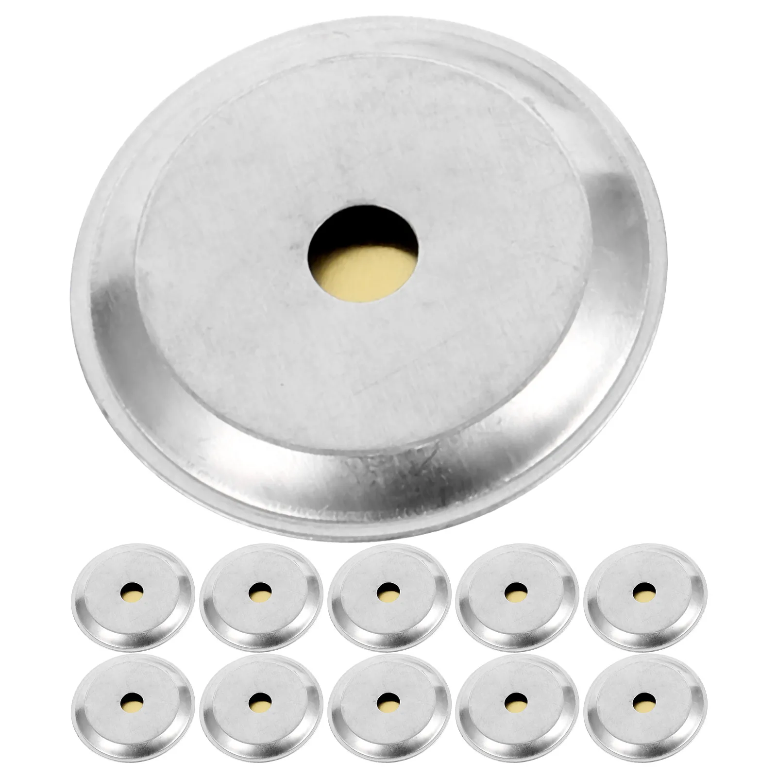 

150 Pcs Ceramic Sheets Piezoelectric Acoustical Pickup Guitar Accessory Kit Buzzers Sensor Parts Quiz Copper
