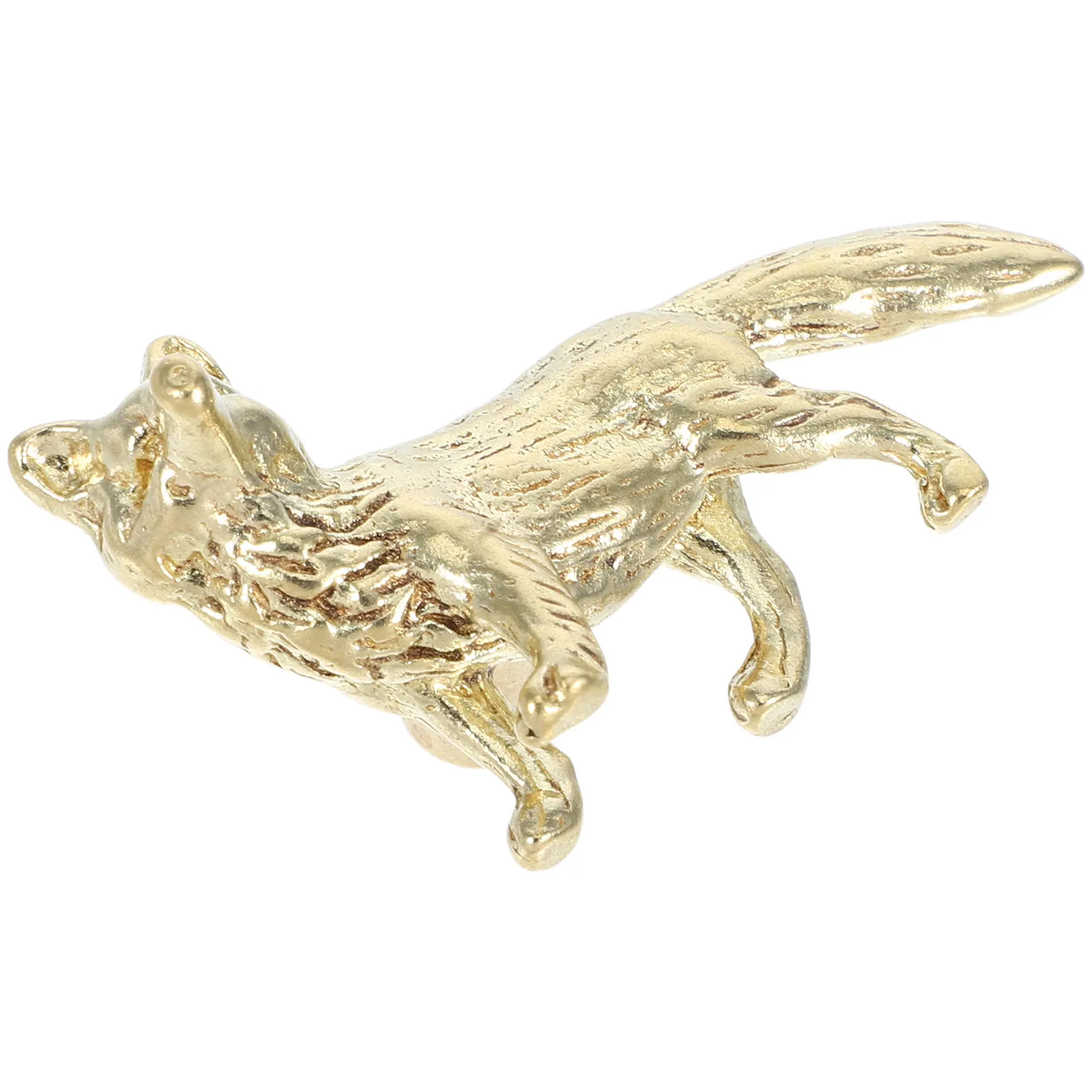 Fox Cabinet Brass Handles Drawer Knobs Animal Decorative Pulls Furniture Hardware for Wardrobe Kitchen Dresser