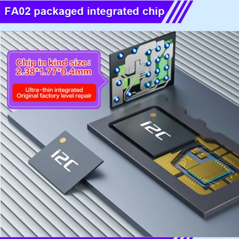 I2C FA05ชิปวงจรรวมจุด A037เมทริกซ์ชิป IC สำหรับ iPhone X-15 Pro iPad Pro 3 4 Face ID ซ่อมแซม MC14 i6S