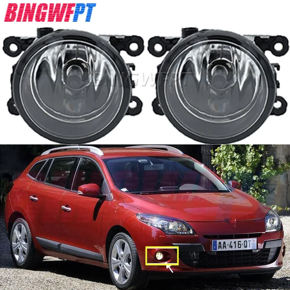 

High Quality LED Fog Lamp Car Styling Fog Light For Renault MEGANE 3 Hatchback Estate Grandtour Coupe Saloon Foglamps Foglights