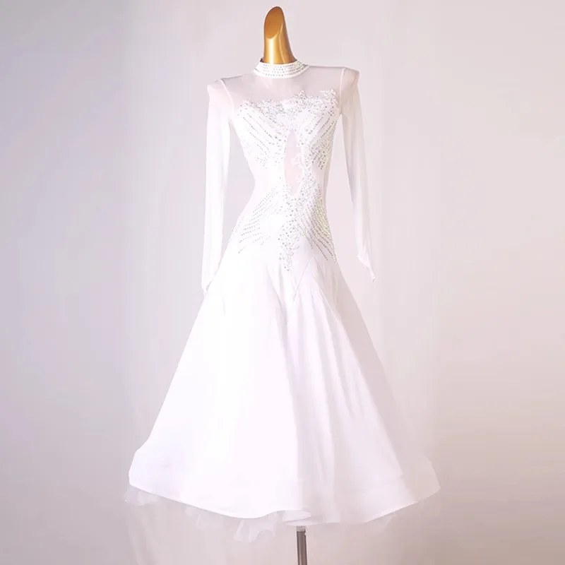 

New Modern Dance Match Dress Carnival Costume Ballroom Competition Standard Womens Suit 2026 Girls Outfits Female Waltz Clothes