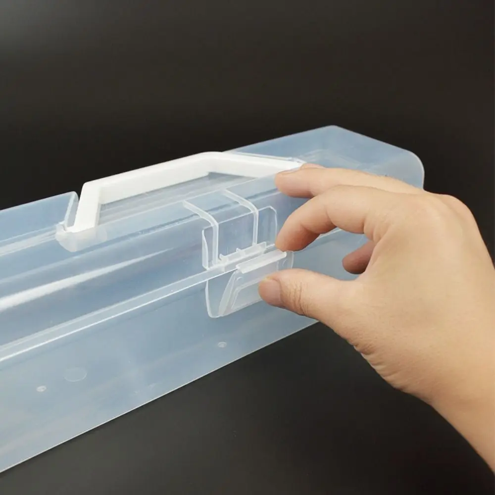 Multi-Function Plastic Storage Box Portable Clear Jewelry Case Sundries Container Kitchen