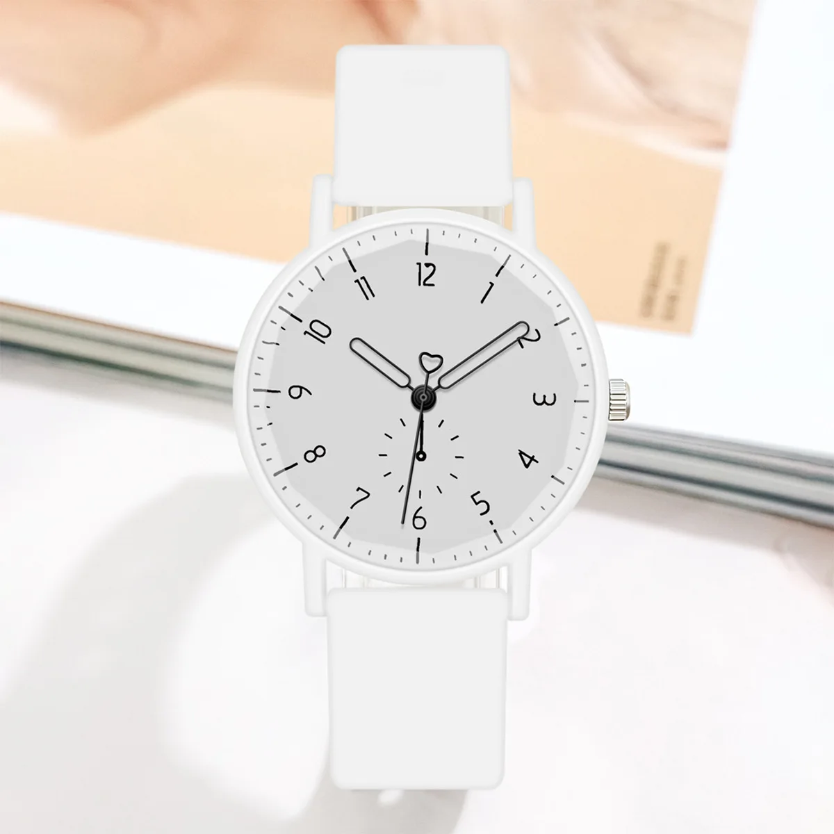 2024 Fashion Brand Women Watch Student Simple Candy Color Sports Watch Silicone Belt Wristwatch Wholesale Relogio Feminino