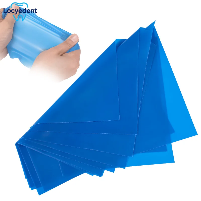 

20pcs Dental Rubber Dam Sheet 5*5/6*6" Natural Latex Rubber Barrier Dams Oral Suture Barrier Cloth Dental Surgical Supplies