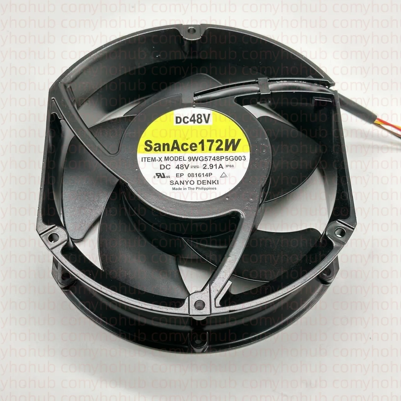 

SANYO DENKI 9WG5748P5H003 SanAce172W Server Round Fan DC 48V 1.62A 172x172x51mm 4-Wire