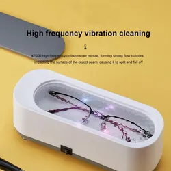 Máquina de limpieza por vibración multifuncional, limpiador de lentes de contacto, reloj de joyería, dientes