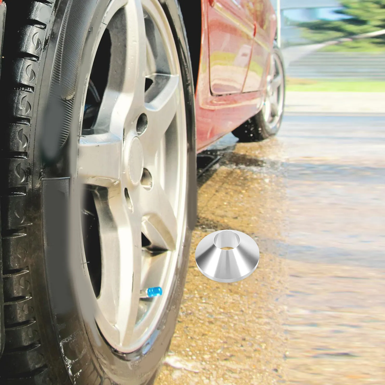 

Ручной шиномонтажный конус Центрирующий конус Адаптер колеса из алюминиевого сплава для быстрой точности инструмента для замены шин грузовика