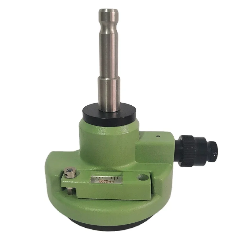 Aluminium Screw Thread  Carrier Tribrach Adapter with Optical Plunket and Long Level Bubble for GPS Surveying FDC01M