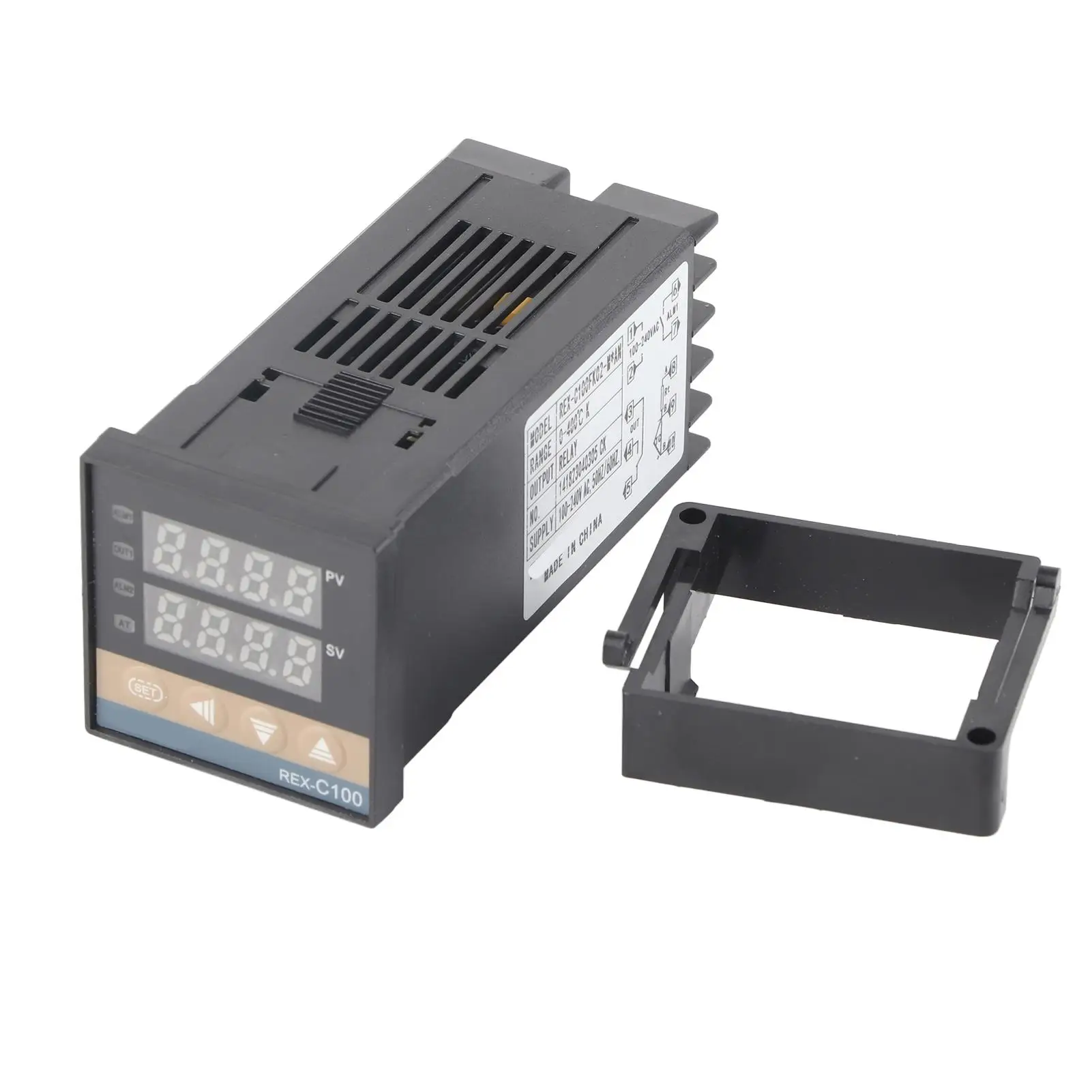 

Digital PID Temperature Controller REXC100 Thermocouple Adjustable Thermostat for Heating and Cooling Applications