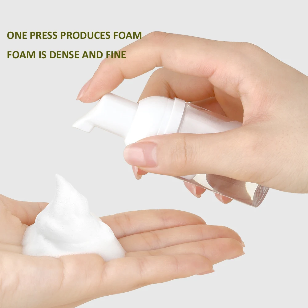 PET Simple Travel Refillable Bottle Set Shampoo Shower Gel Toner Lotion Serum Cream Box Jar Empty Container