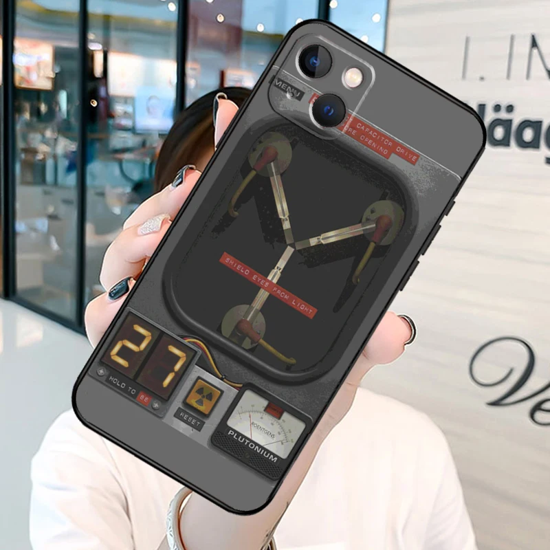 Back to the Future Flux Capacitor Phone Case For iPhone 13 12 Mini 11 14 15 Pro Max SE 2020 7 8 Plus X XS Max XR Cover Shell
