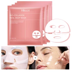 4 pieces of collagen sleeping mask, hydrating, moisturizing and whitening, translucent, thinning, smooth and tender skin