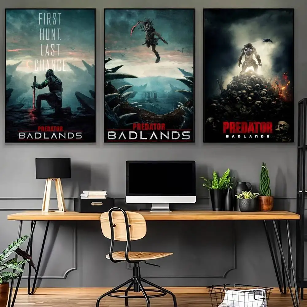 ملصق فيلم بريداتور بادلاندز عالي الجودة لغرفة المعيشة ملصقات تزيين الجدران الجمالية