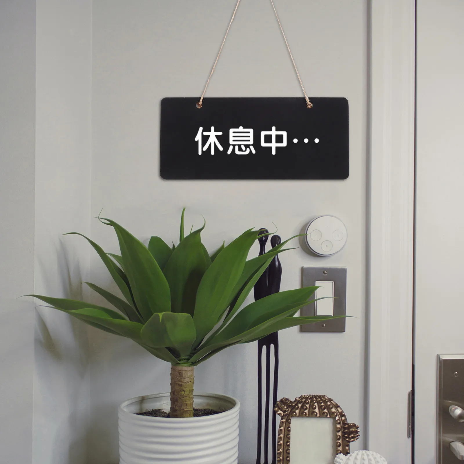 10Pcs Small Hanging Chalkboard Signs Wooden Erasable Wall Memo Message Boards for Home Store Restaurant Decoration