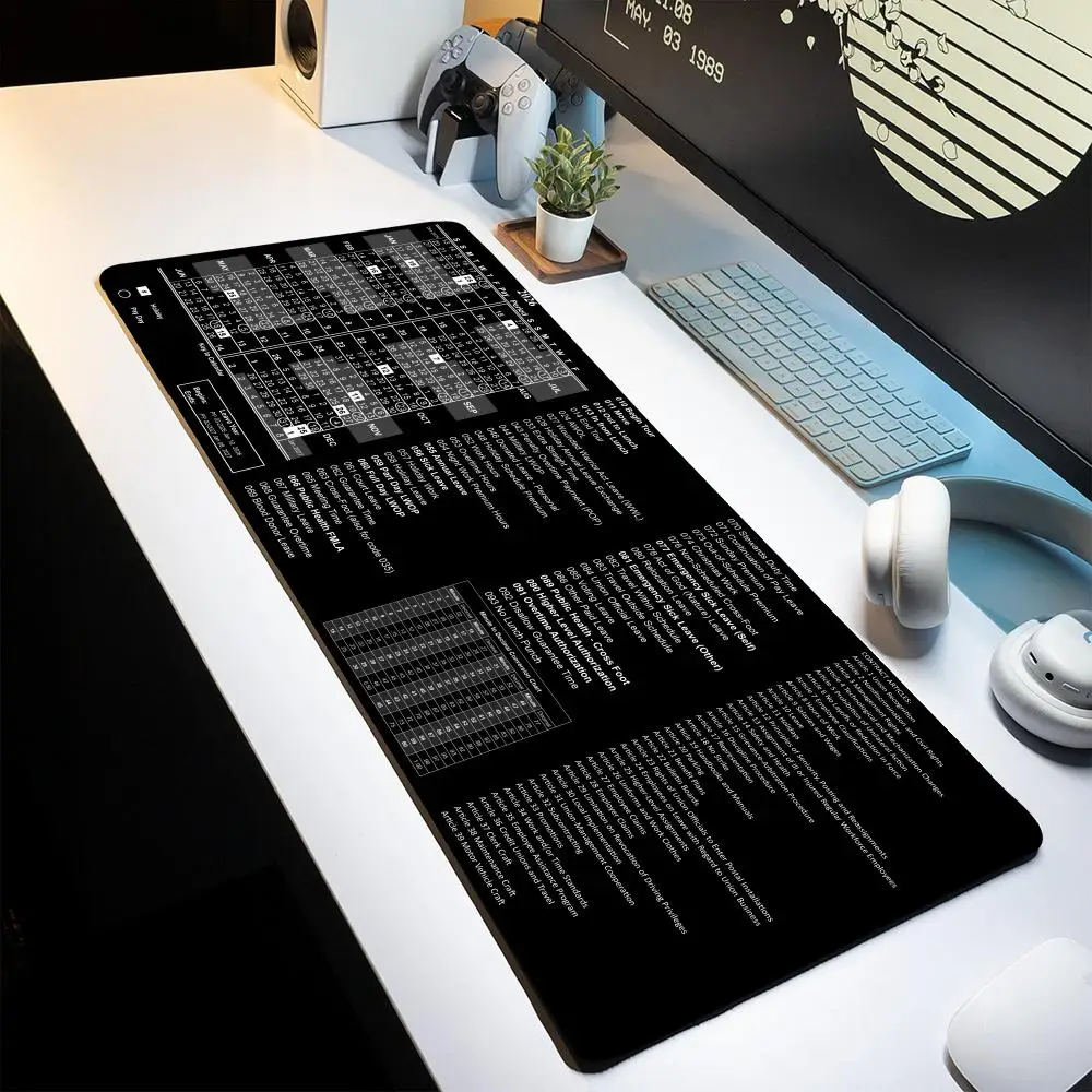 

2026 calendar Mouse Pad Gamer Office Accessories Pc Cabinet Games Desk Mat Computer Desks Keyboard Gaming Mats playmat