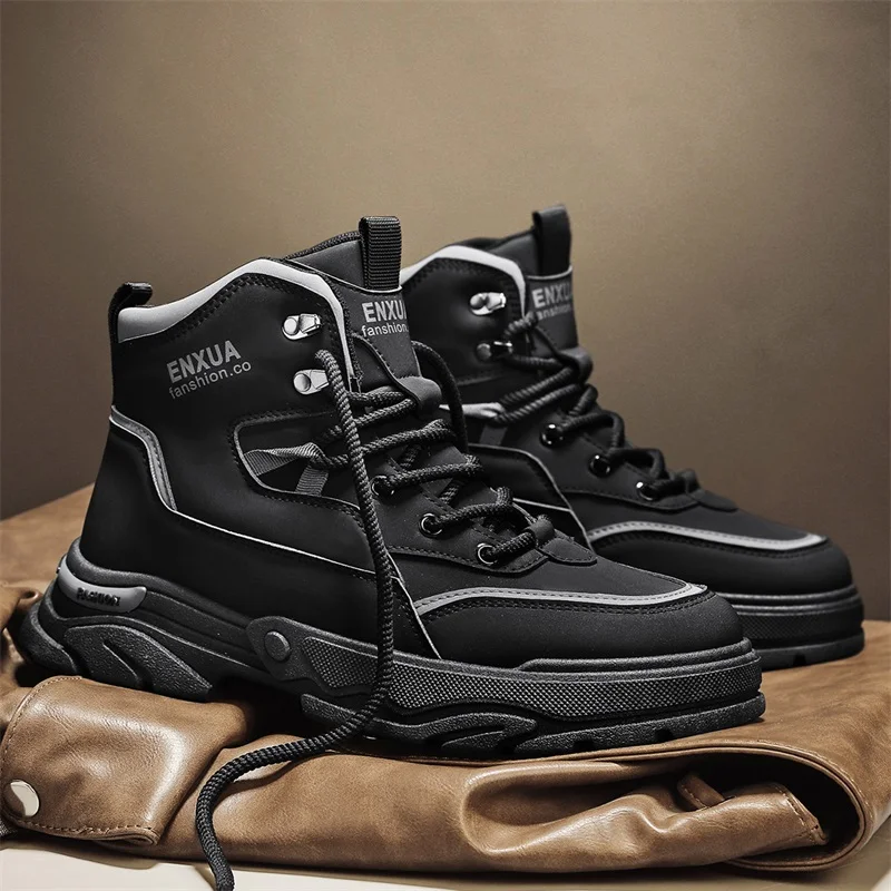 

Мужские ботинки чукка, непромокаемые кожаные повседневные оксфорды на шнуровке, повседневные модельные туфли для мужчин