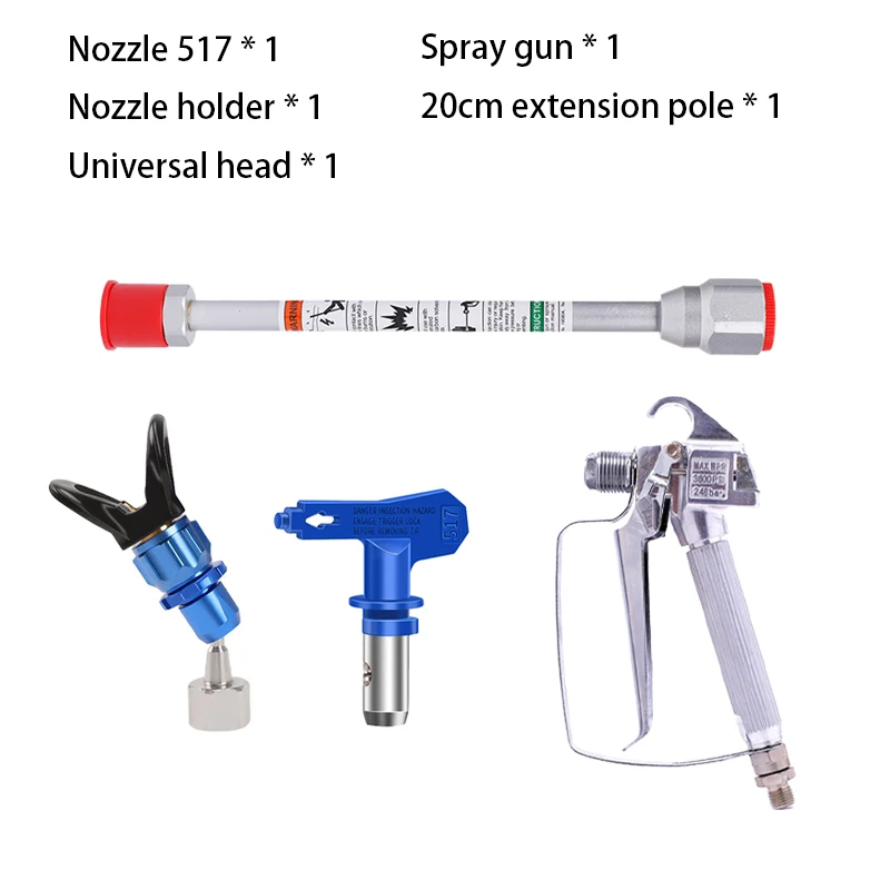 

1 шт. аксессуары для безвоздушных распылителей 360 ° Вращение герметичного алюминия из нержавеющей стали для деталей машин безвоздушного распыления