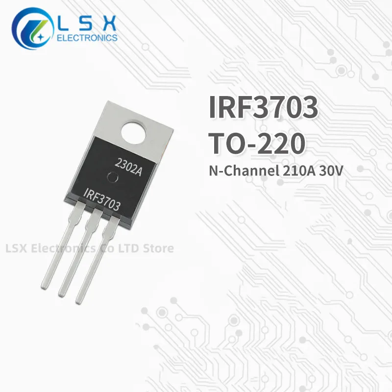 10PCS NEW Original  Factory Direct Sales IRF3703 TO-220 N Channel MOS Field effect transistor 210A 30V