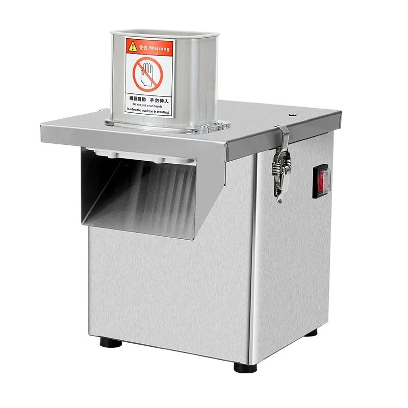 Commercial Veggie Processing Unit Stainless Steel Electric Slicer Dicer For Tomato Fruit Restaurant Kitchen Food Prep Equipment