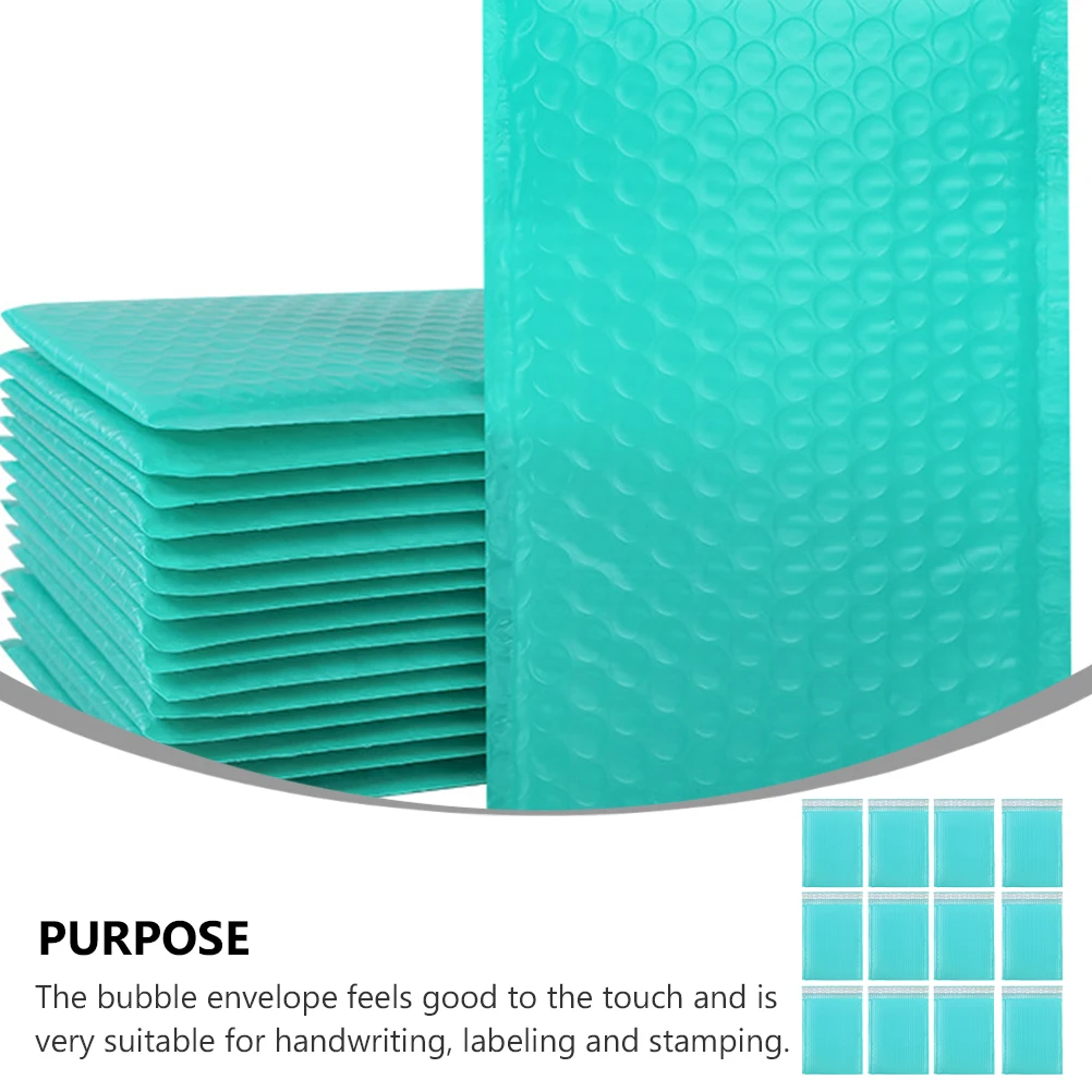 

25pcs Blue Polyester Bubble Mailers Padded Envelopes Self Sealing Mailing Waterproof Express Envelopes Packaging Bags