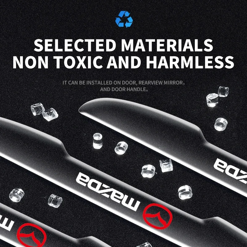 4pcs Car Invisible Protective Strips For Mazda 2 3 4 5 6 7 8 323 626 CX5 CX7 CX9 RX8 MX3 MX5 Atenza Car Interior Accessories view 6
