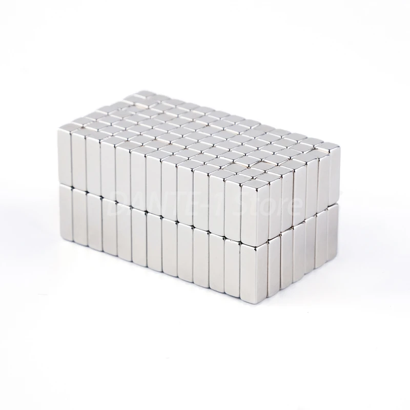 Magnet magnet 12*4*4mm NdFeB square strong small magnet magnet steel 12x4x4mm (20 pieces)