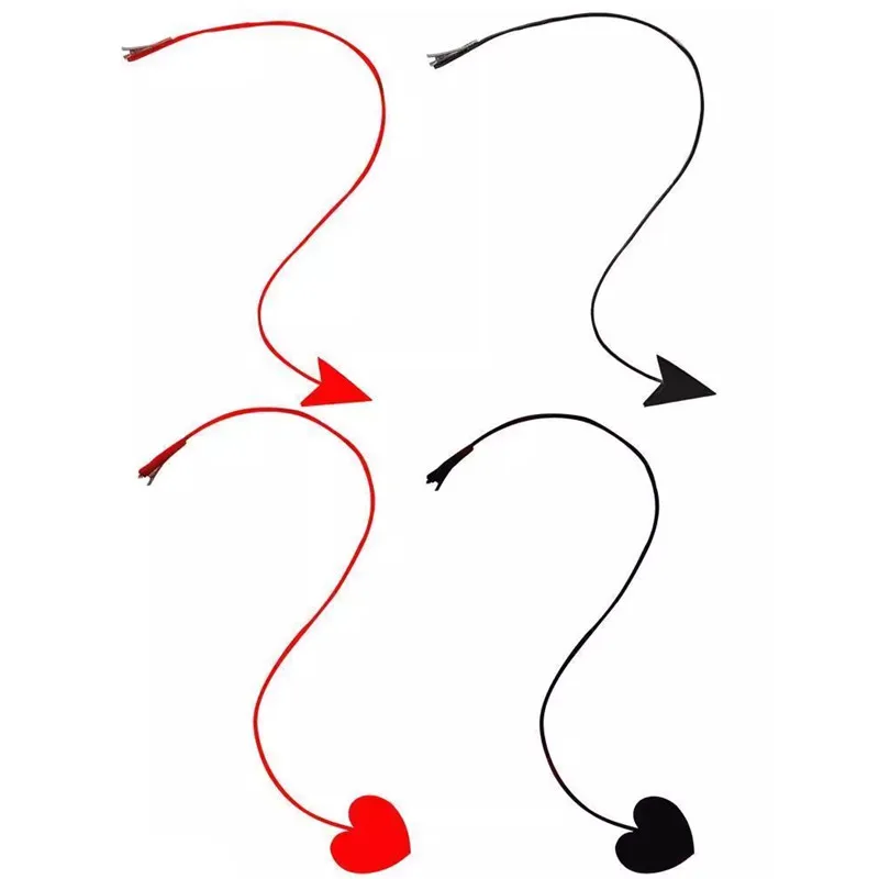 Halloween petit diable noir coeur queue Cosplay fête démon flèche queue Cosplay accessoire accessoire Halloween petit diable noir coeur queue Cosplay fête démon flèche queue Cosplay accessoire accessoire