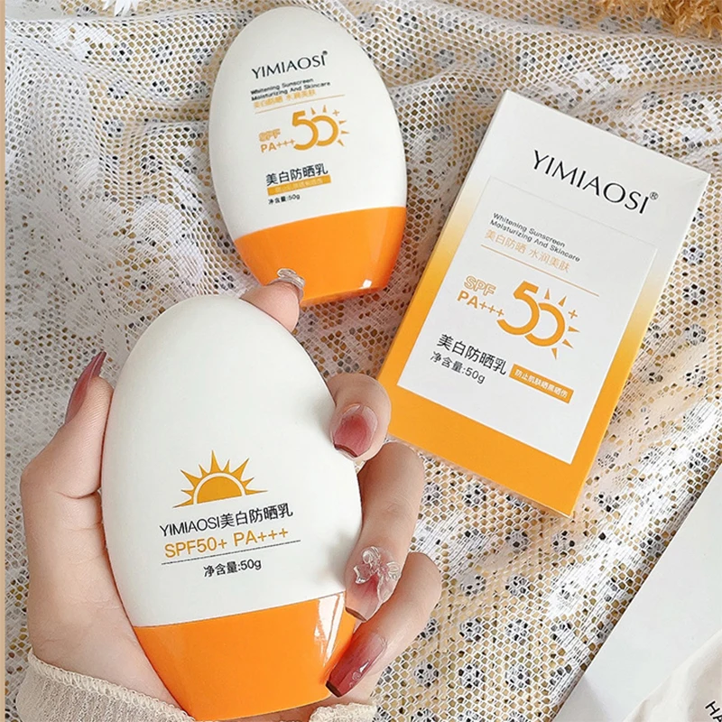 日焼け止め分離クリーム、防水、湿気、明るく、肌のトーン、夏のスキンケア、体の分離、spf 50、50g