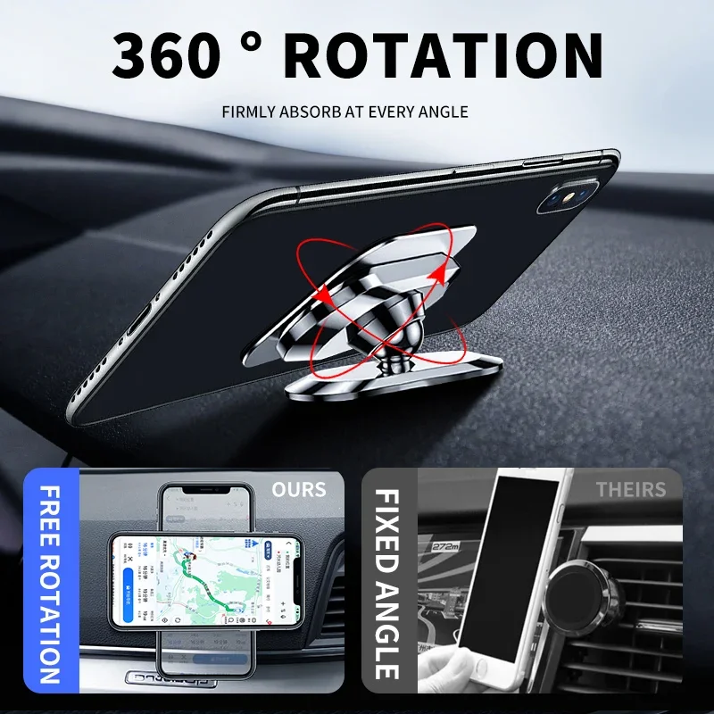 Air Vent Car Phone Holder Gravity Smartphone Stand For MG HS ZS EP MG5 MG3 EV 4 5 6 EP 7 EV Extender Mulan 2023 Accessories 2024