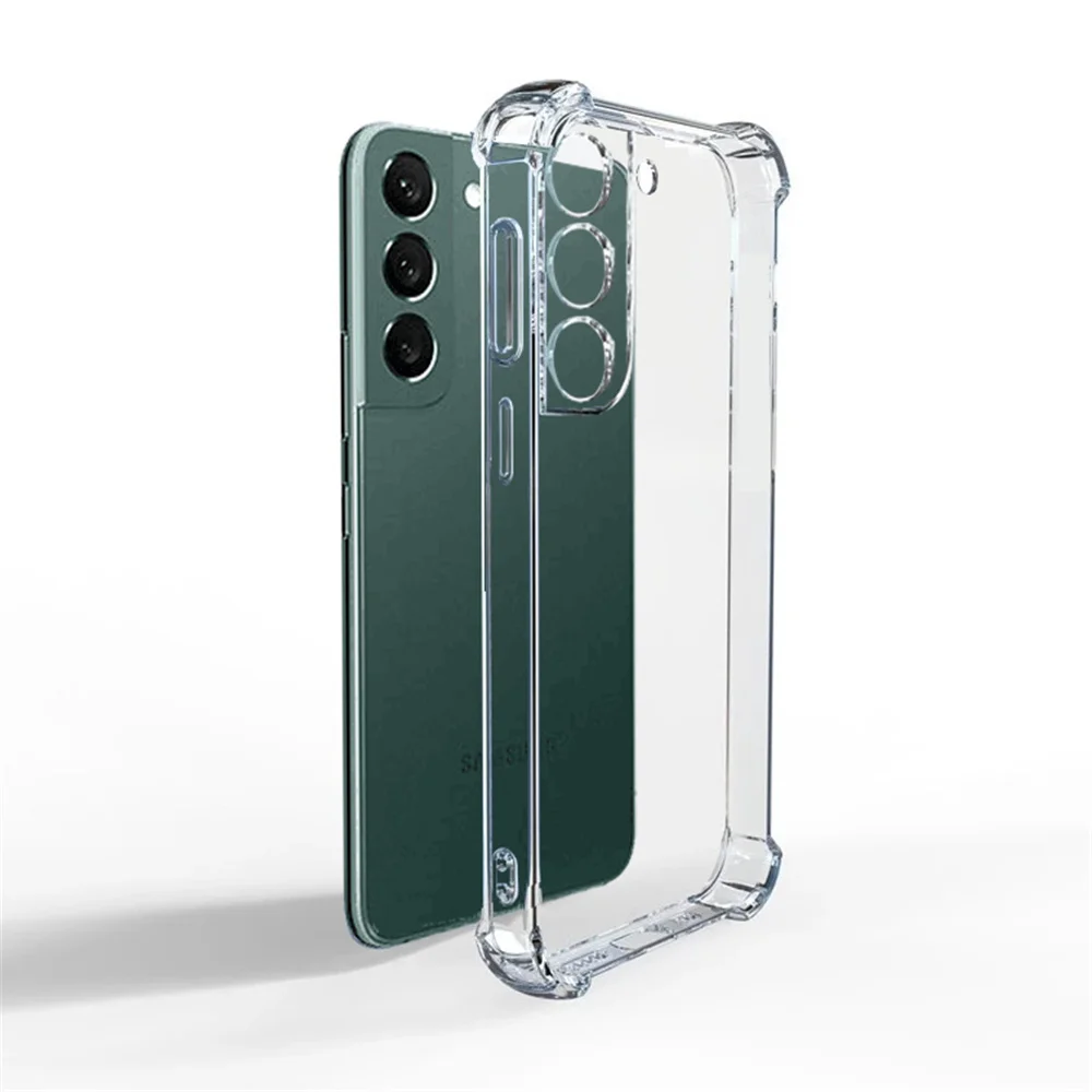 Clear Phone Case For Samsung Galaxy S24 S23 S21 S20 FE S22 Ultra S10 S9 Plus Shockproof Case For Samsung Note 9 10 Plus 20 Cover